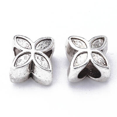Tibetan Style Alloy European Beads