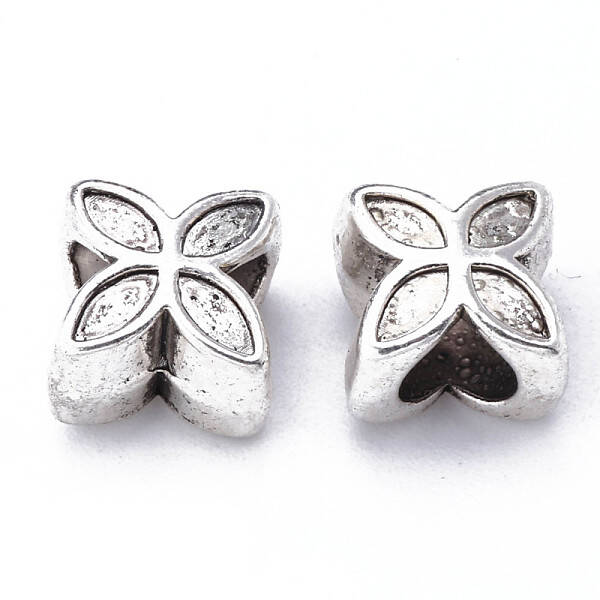 Tibetan Style Alloy European Beads