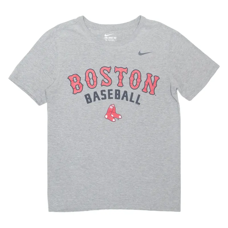 NIKE Boston Baseball Mens T-Shirt Grey S