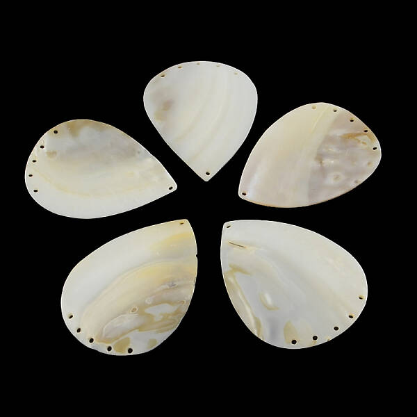 Teardrop Freshwater Shell Chandelier Components