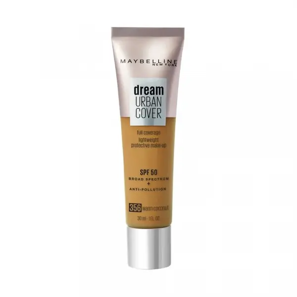 Maybelline Dream Urban Cover Full Cover Cream Foundation 356 Warm Coconut SPF 50 30 ml