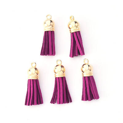 Faux Suede Tassel Pendant Decorations