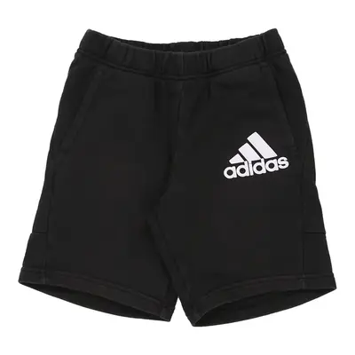 Age 11-12 Adidas Shorts - Medium Black Cotton Blend