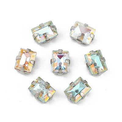 Brass Glass Rhinestone Sew on Rhinestones