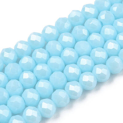 Electroplate Glass Beads Strands