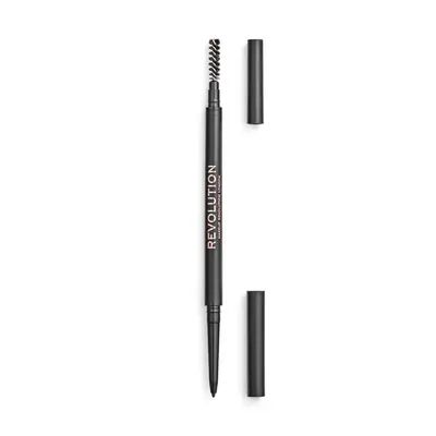 Makeup Revolution Precision eyebrow pencil with brush Medium brown 0.05 g
