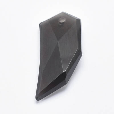 Natural Ice Rainbow Obsidian Pendants