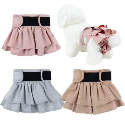 Langsprit Female Dog Diaper Skirts (3-Pack)