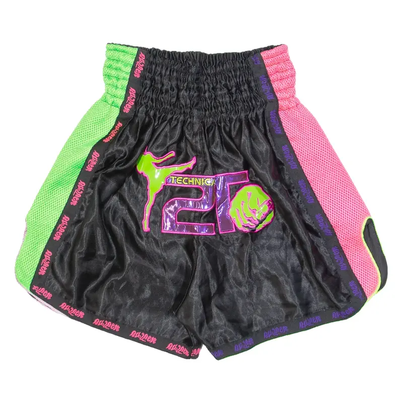 WAVENU Boxing Girls Sports Shorts Black Relaxed L W26