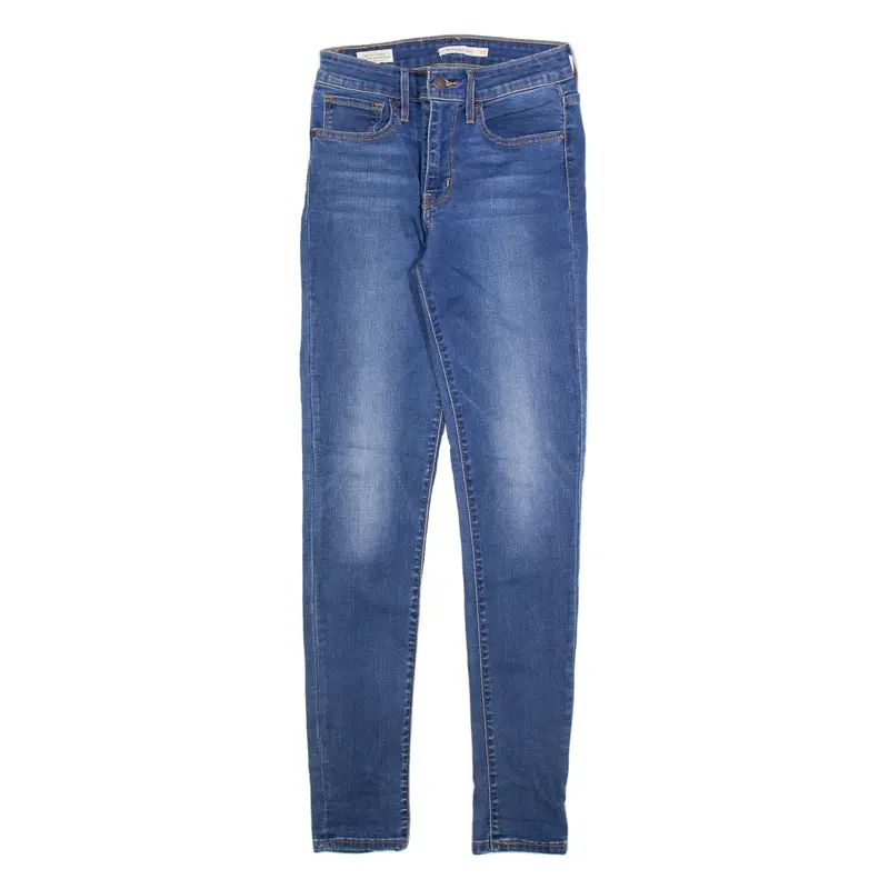 LEVI'S 721 Big E Womens Jeans Blue Slim Skinny W27 L32