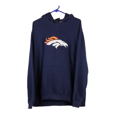 Denver Broncos Nfl NFL Hoodie - XL Blue Cotton