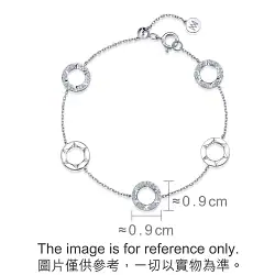 'Timeless' 18K White Gold Diamond Bracelet