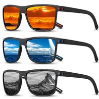 Polarized Square Fashion Glasses Pack New Men's Sports Polarized Sunglasses Women's Cycling Sunglasses anti-uv swimming goggl...