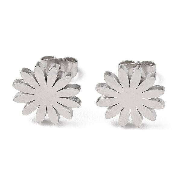 Non-Tarnish 304 Stainless Steel Stud Earrings