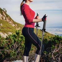 Outdoor camping climbing gear, outdoor sportsA extreme sports enthusiasts gift men love Hiking Stick Pole camping tool camp a...