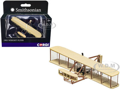 1903 Wright Flyer Aircraft with Pilot Figure \