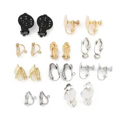 Stainless Steel Clip-on Earring Findings