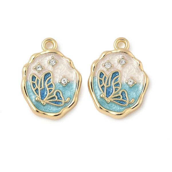 Alloy Enamel Pendants