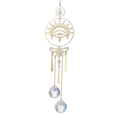 Brass Butterfly Eye Pendant Decoration