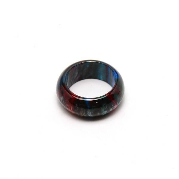 Plain Dome Acrylic Finger Rings for Women