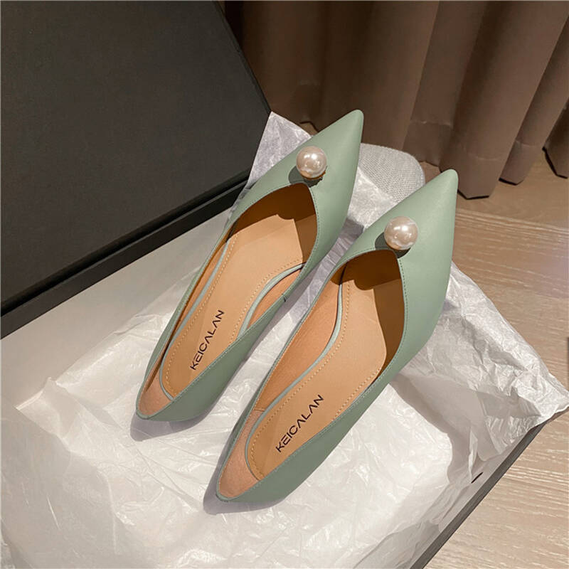 CHIKO Oneida Pointy Toe Kitten Heels Pumps Shoes