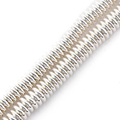 Electroplated Non-magnetic Hematite Beads Strands