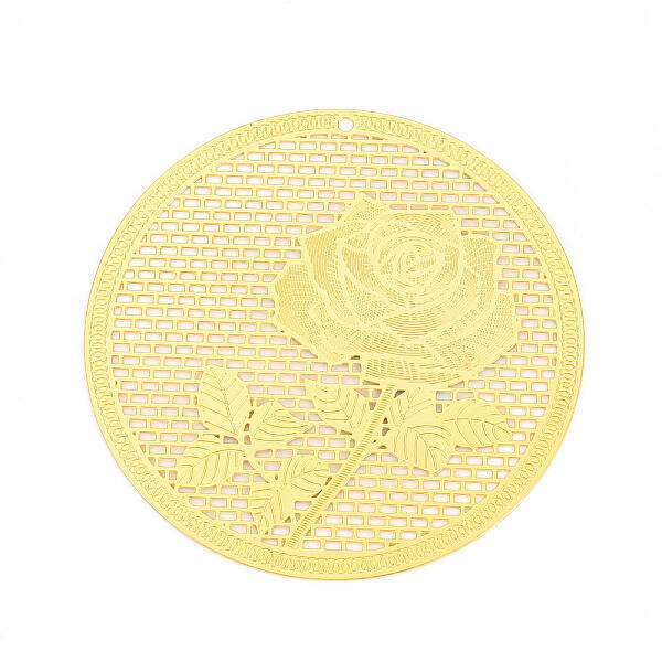 Brass Filigree Big Pendants