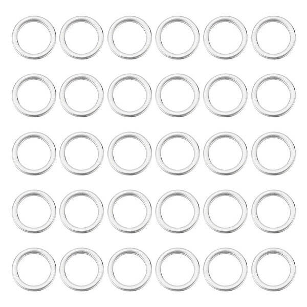 80Pcs 304 Stainless Steel Linking Rings