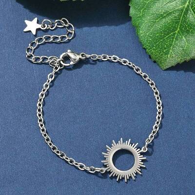 304 Stainless Steel Sun Link Bracelets
