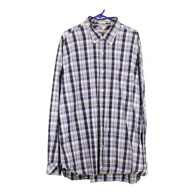 Timber Trail Checked Shirt - 2XL Blue Cotton
