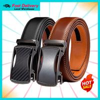 Ratchet Belts for Men 2 Pack - Mens Belt Leather with 35mm in Gift Set Box