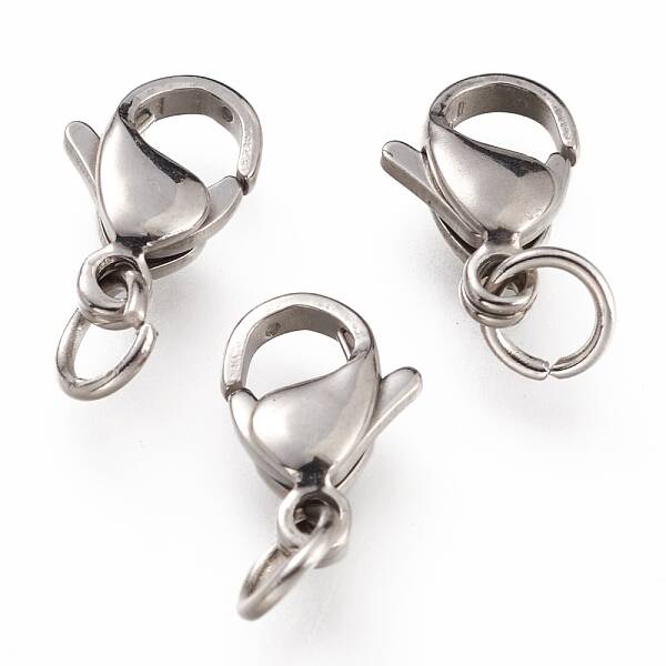 Tarnish Resistant 304 Stainless Steel Lobster Claw Clasps