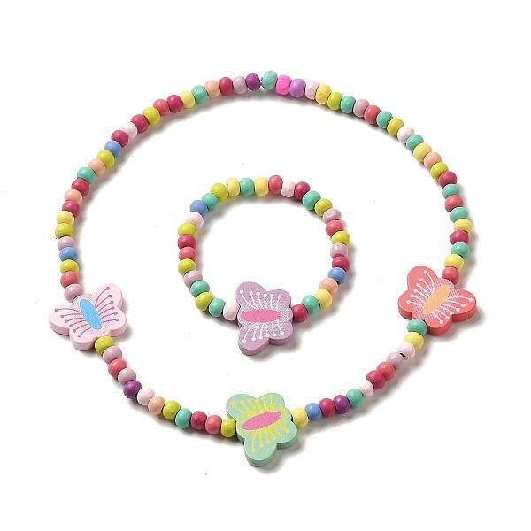 Maple Wood Jewelry Set