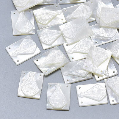 Natural White Shell Mother of Pearl Shell Pendants