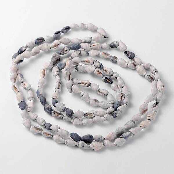 Natural Sea Shell Conch Bead Strands