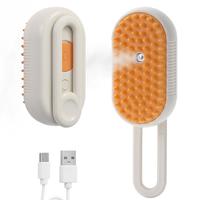Cat steam brush, 2025 new pet steam grooming comb, 3 in 1 cat steam brush, suitable for cats and dogs pet steam brush dog ste...