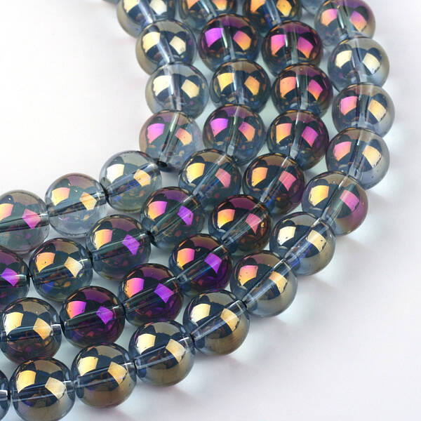 Electroplate Glass Beads Strands