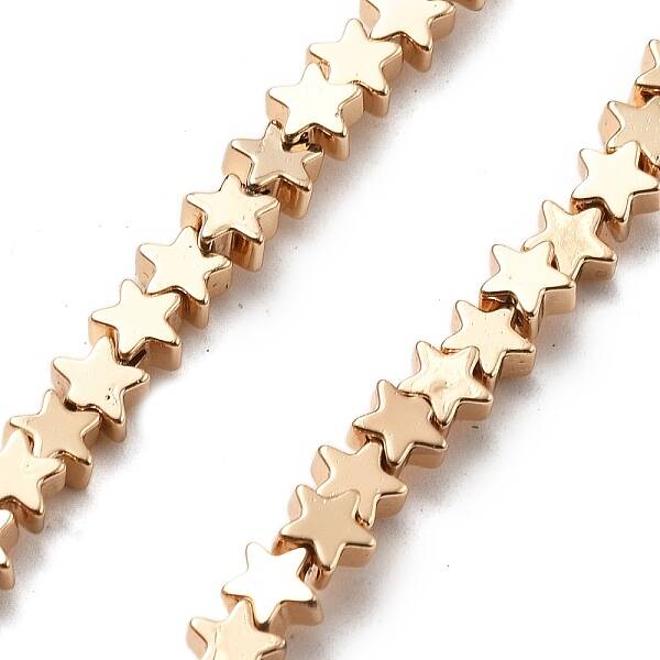 Synthetic Non-magnetic Hematite Beads Strands