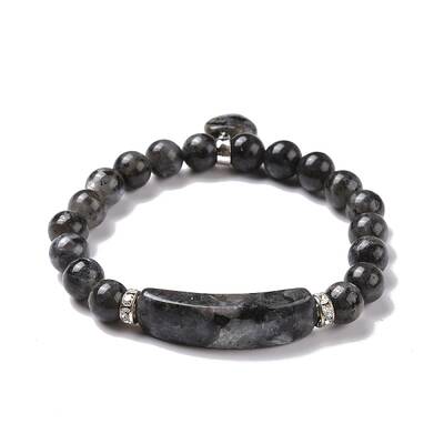 Natural Labradorite Stretch Bracelets