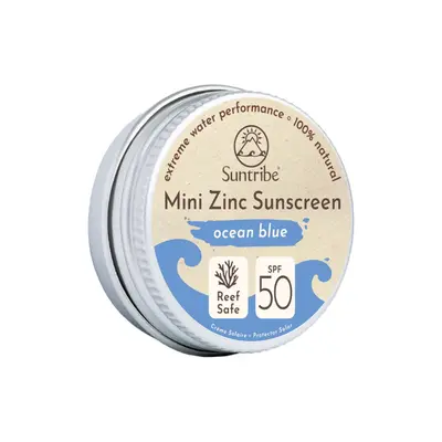 Suntribe Mini Zink sunscreen SPF 50, ocean blue (15 g)