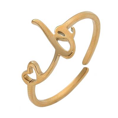 304 Stainless Steel Cuff Rings for Women