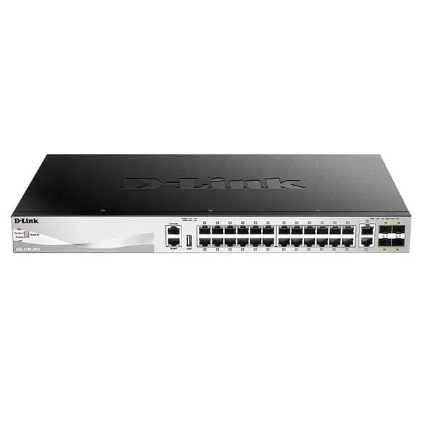 DGS-3130-30TS/SI D-Link 30-Port Lite L3 Stackable Gigabit Switch