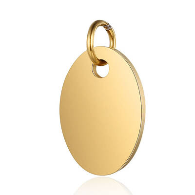 201 Stainless Steel Stamping Blank Tag Charms
