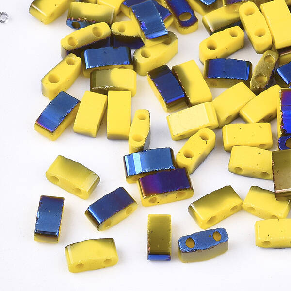 Electroplate Opaque Glass Seed Beads