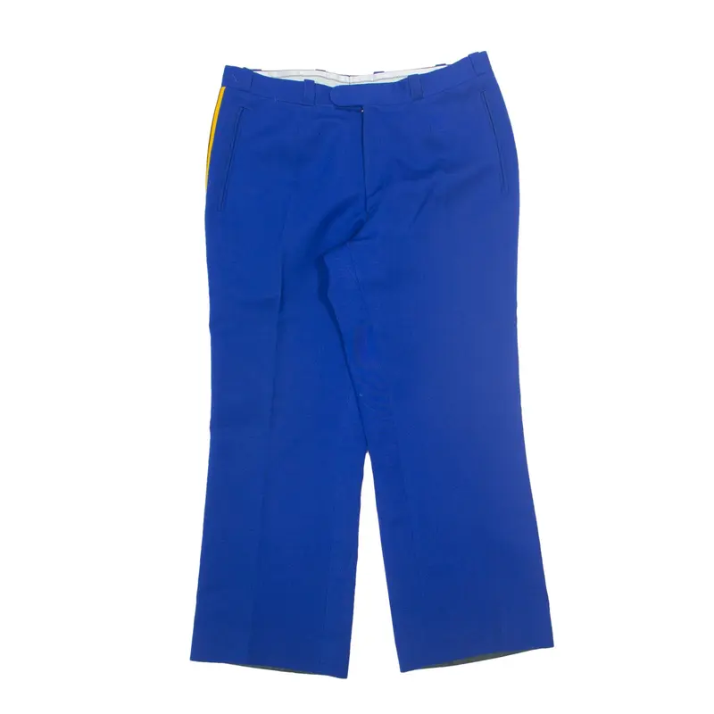 UNIFORMENFABRIK AG Suisse Workwear Uniform Trousers Blue Regular Bootcut Mens W34 L28