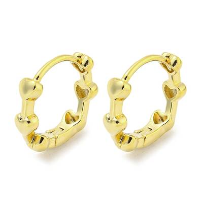 Brass Hoop Earrings