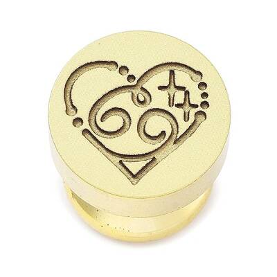 Constellation Golden Tone Wax Seal Brass Stamp Heads