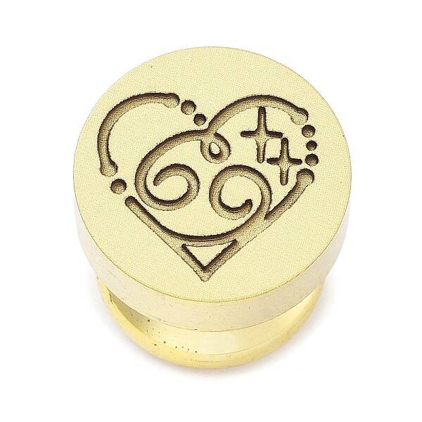 Constellation Golden Tone Wax Seal Brass Stamp Heads