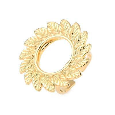 304 Stainless Steel Open Cuff Rings for Women