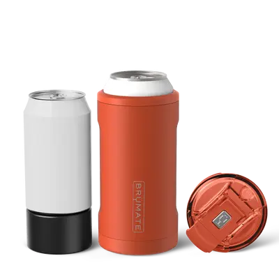 BrüMate Hopsulator Trio 3-in-1 Insulated Can Cooler | 12oz Cans + 16oz Cans + 100% Leakproof Tumbler with Lid